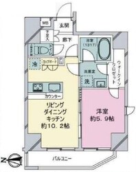 クレヴィスタ錦糸町の物件間取画像